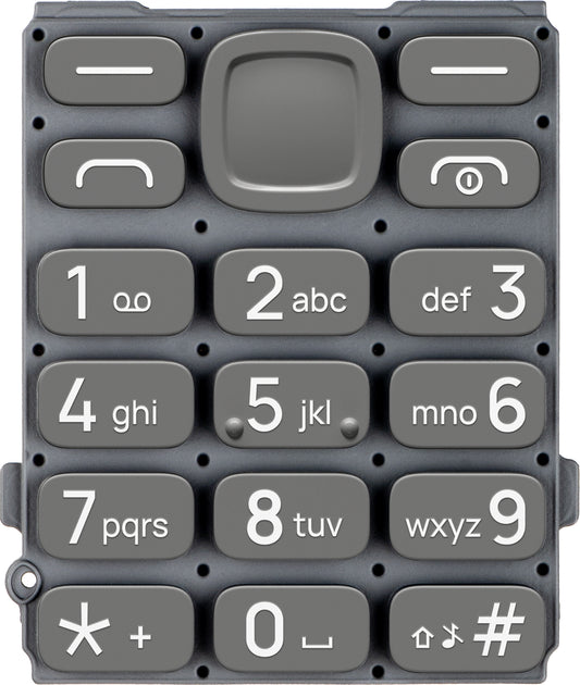 Latina tastatura HMD 130 Music, Siva, Service Pack SP20Z14Z1457Y