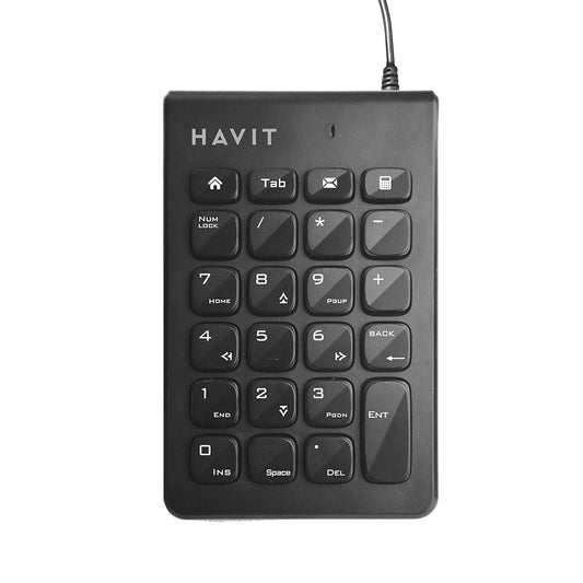 Numerička tastatura Wired USB HAVIT KB223, 1.5m, Crna