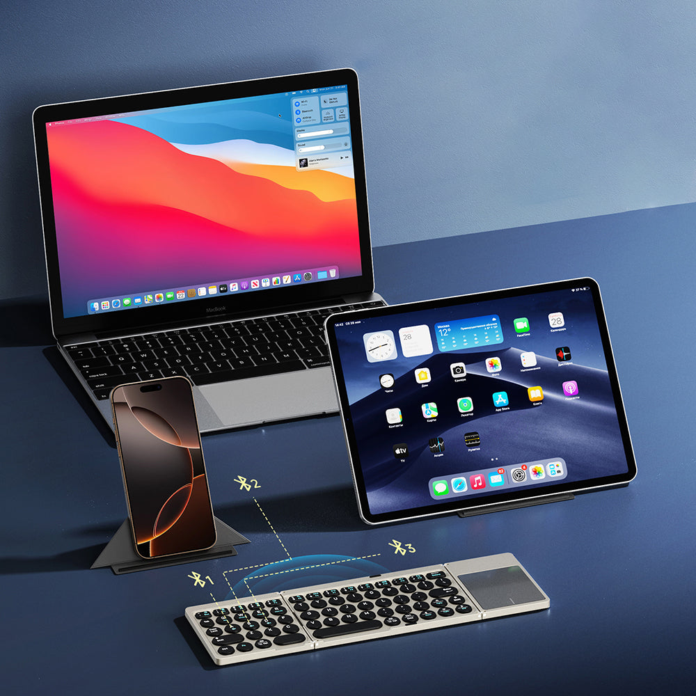 Bluetooth sklopiva tastatura DUX DUCIS, crna