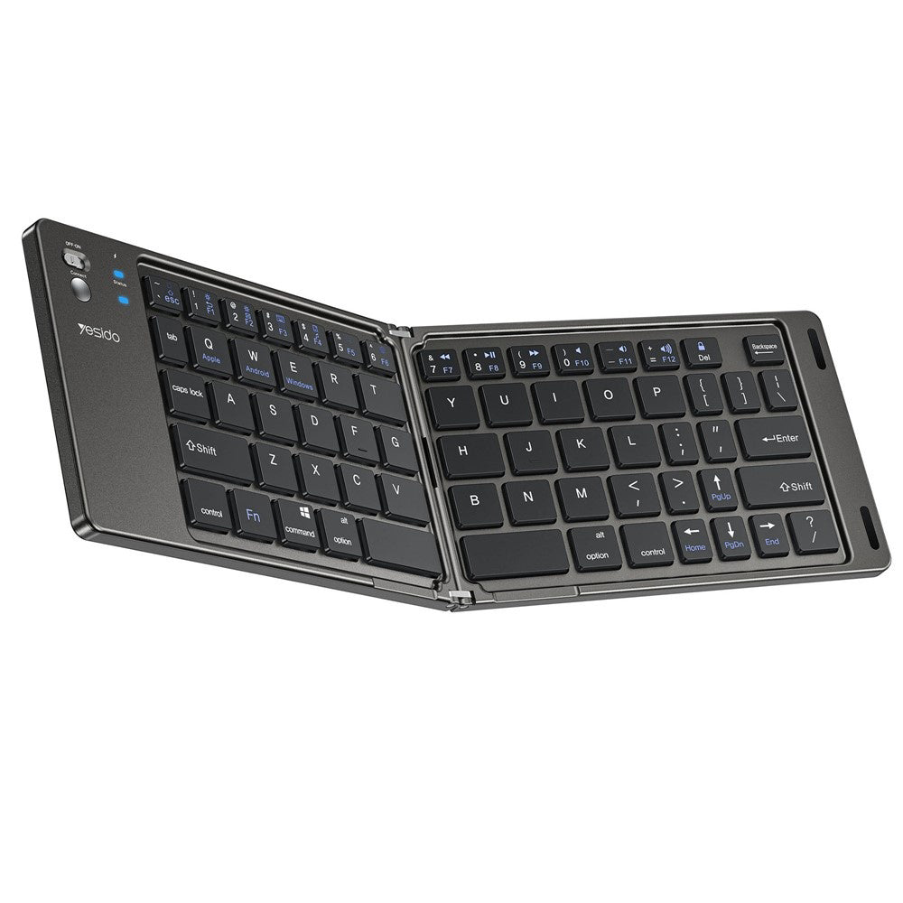 Sklapajuća tastatura Bluetooth Yesido KB27, Crna