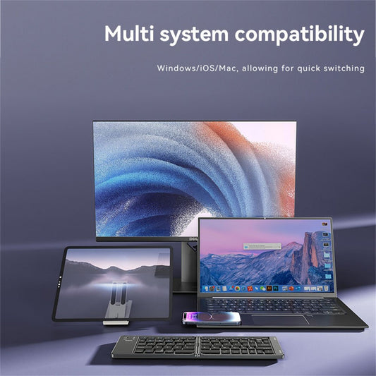 Sklapajuća tastatura Bluetooth Yesido KB27, Crna