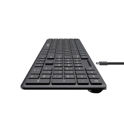 Tastatura Wired USB HAVIT KB252, USB-C, 1.5m, Crna