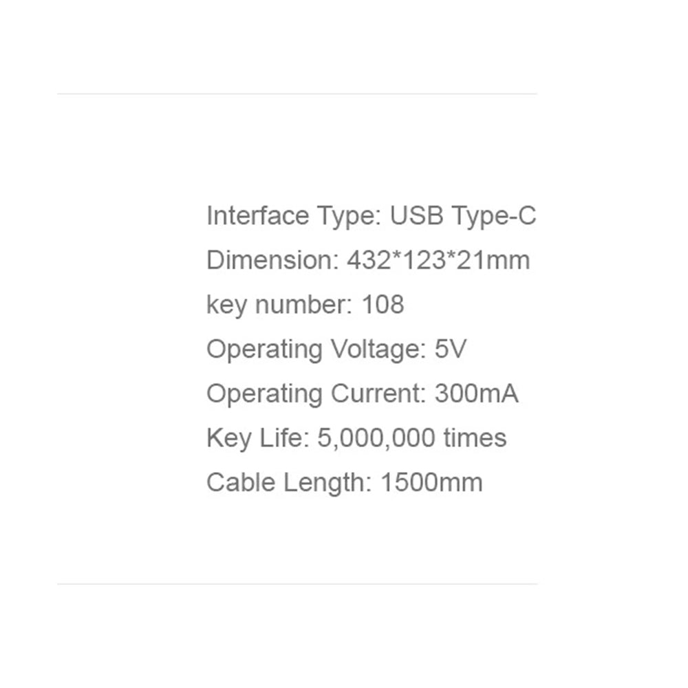 Tastatura Wired USB HAVIT KB252, USB-C, 1.5m, Crna