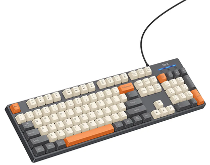 USB žičana tastatura HOCO GM61 Tri-Color, 1.45m, Siva