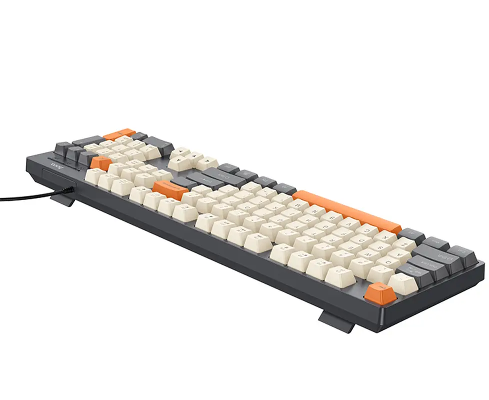 USB žičana tastatura HOCO GM61 Tri-Color, 1.45m, Siva