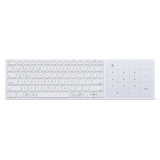 Bežična tastatura DUX DUCIS LK, BT / Wi-Fi, Bela