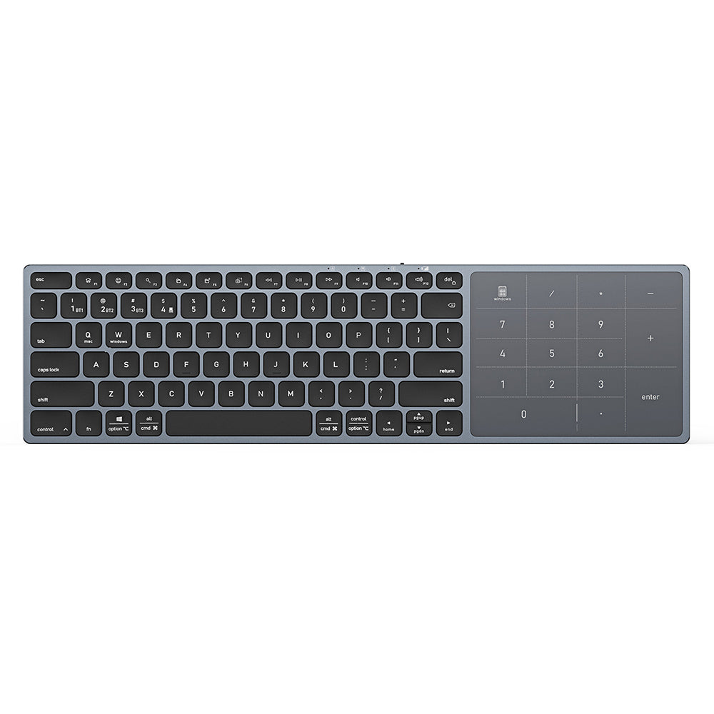 Bežična tastatura DUX DUCIS LK, BT / Wi-Fi, Crna