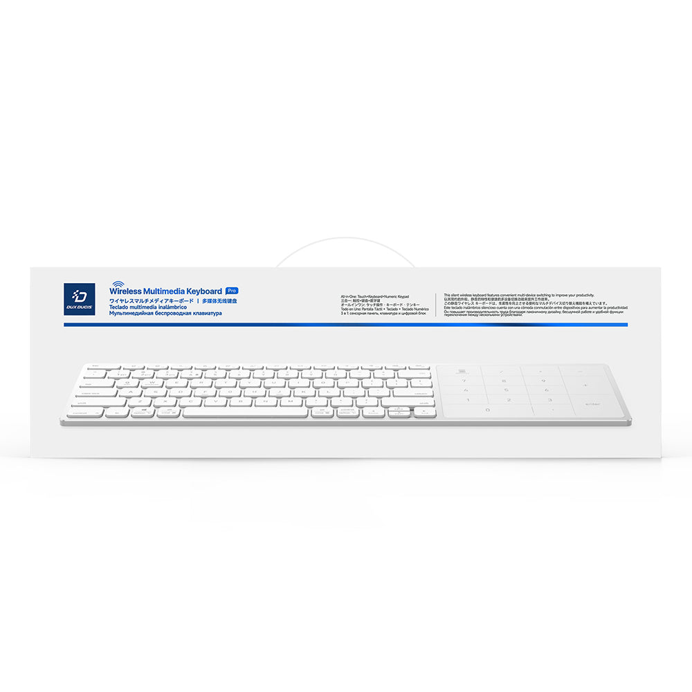 Bežična tastatura DUX DUCIS LK, BT / Wi-Fi, Crna