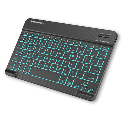 Bežična tastatura Techsuit WK1, RGB, Crna