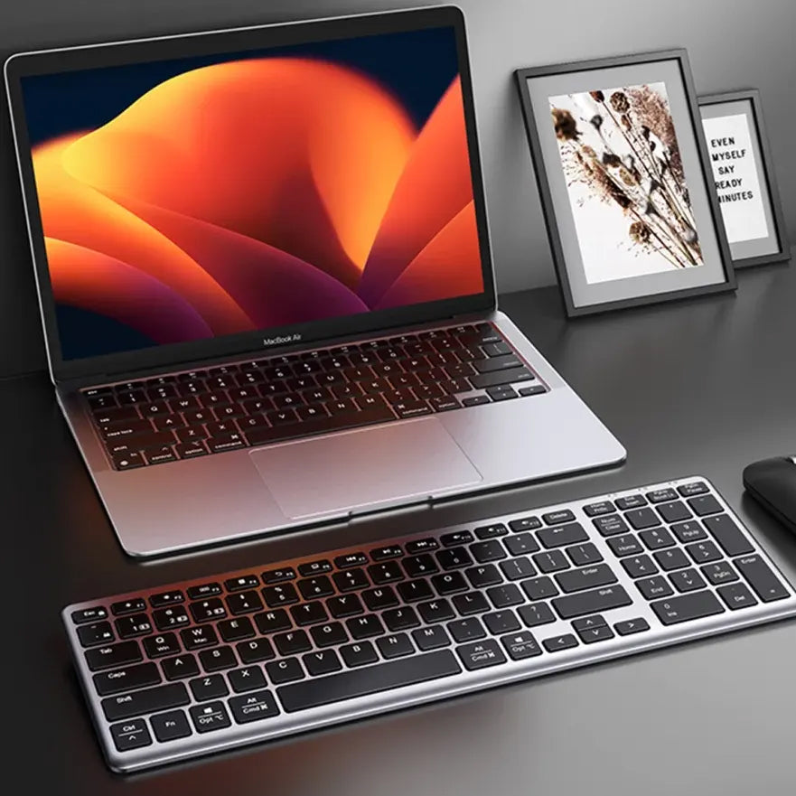 Bežična tastatura UGREEN KU005, BT / Wi-Fi, Siva