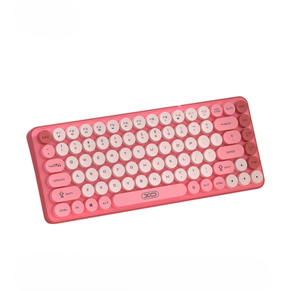 Bežična tastatura XO Design KB-12, BT / Wi-Fi, Roze