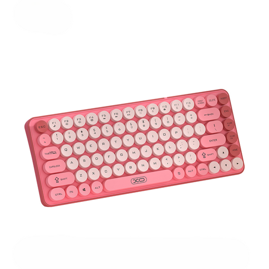 Bežična tastatura XO Design KB-12, BT / Wi-Fi, Roze
