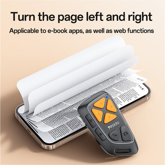 Bluetooth Multimedijalni Daljinski Upravljač Yesido SF25, Crni