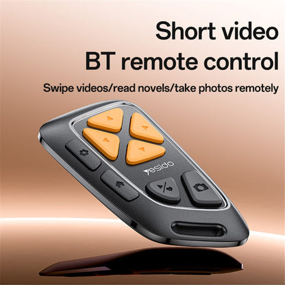 Bluetooth Multimedijalni Daljinski Upravljač Yesido SF25, Crni