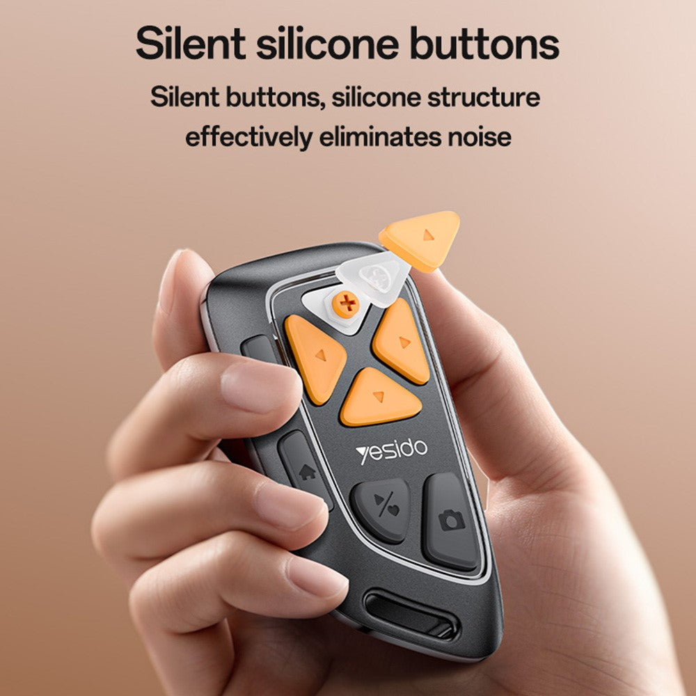 Bluetooth Multimedijalni Daljinski Upravljač Yesido SF25, Crni