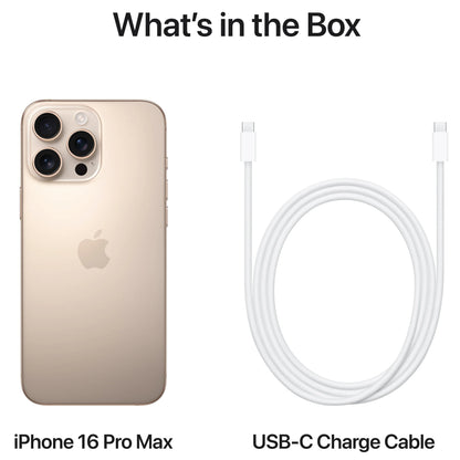 Mobilni Telefon Apple iPhone 16 Pro Max, 256GB, Titanium Desert Sand MYWX3ZD/A