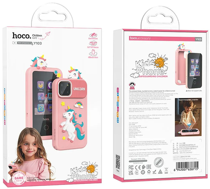 Mobilni Telefon HOCO Y103 Kids, Ekran 2.8 inča, Roze
