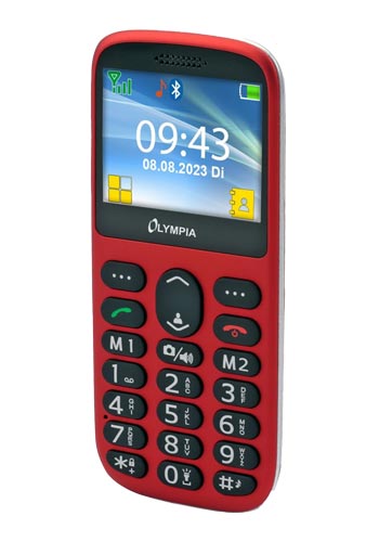 Mobilni Telefon Olympia Sun Komfort Dual SIM, Crveni 2223