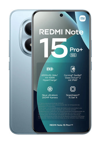 Mobilni Telefon Xiaomi Redmi Note 15 Pro 5G, 256GB, 8GB, Glacier Blue MZB0M05EU