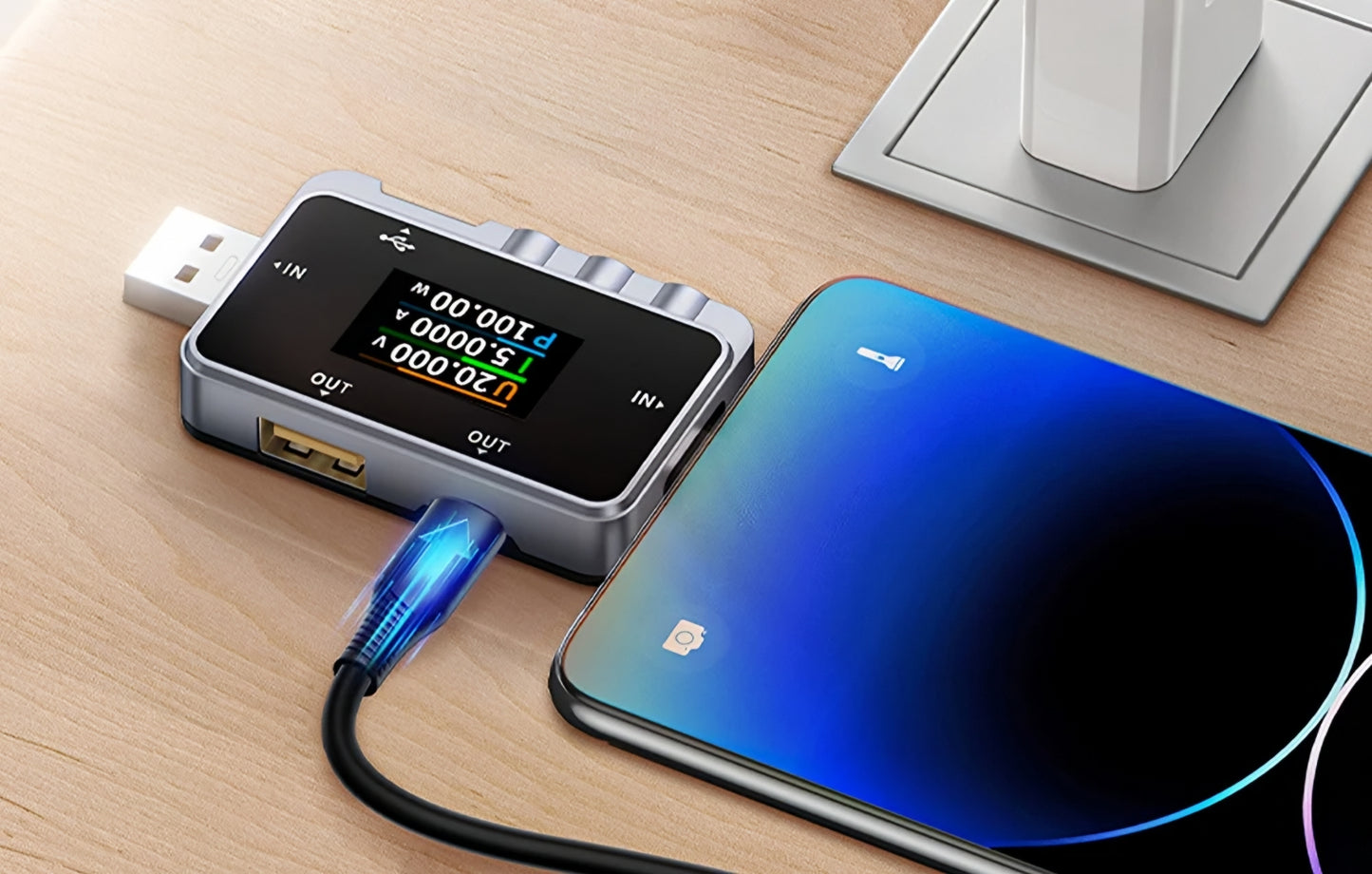 Tester Servis Fnirsi FNAC-28, USB-A / USB-C