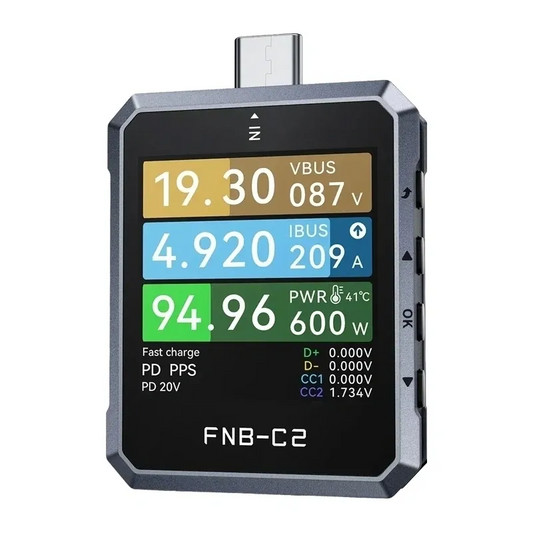 Tester napona Fnirsi FNB-C2, USB-C