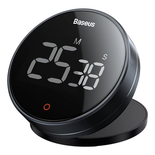 Tajmer Temporizator Baseus Heyo Rotation Pro, Crni, Ponovo zapakovan FMDS000013