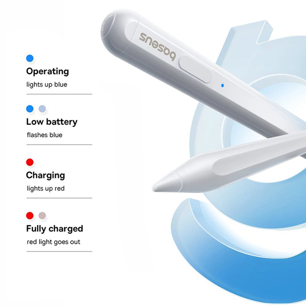 Touch Pen Baseus Smooth Writing 2 Series za Apple iPad, Bežična Aktivna Verzija, Bela P80015802213-03