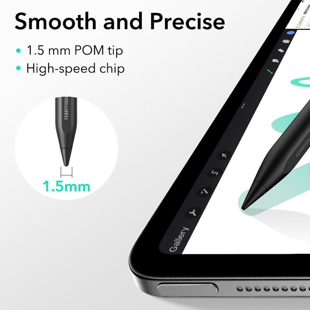 Touch Pen ESR Geo za Apple iPad, Aktivna Verzija, Crna