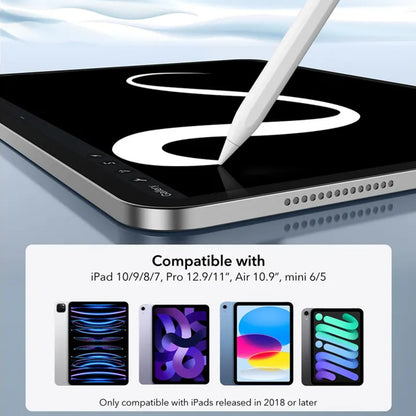 Touch Pen ESR za Apple iPad, Aktivna Verzija, Bela