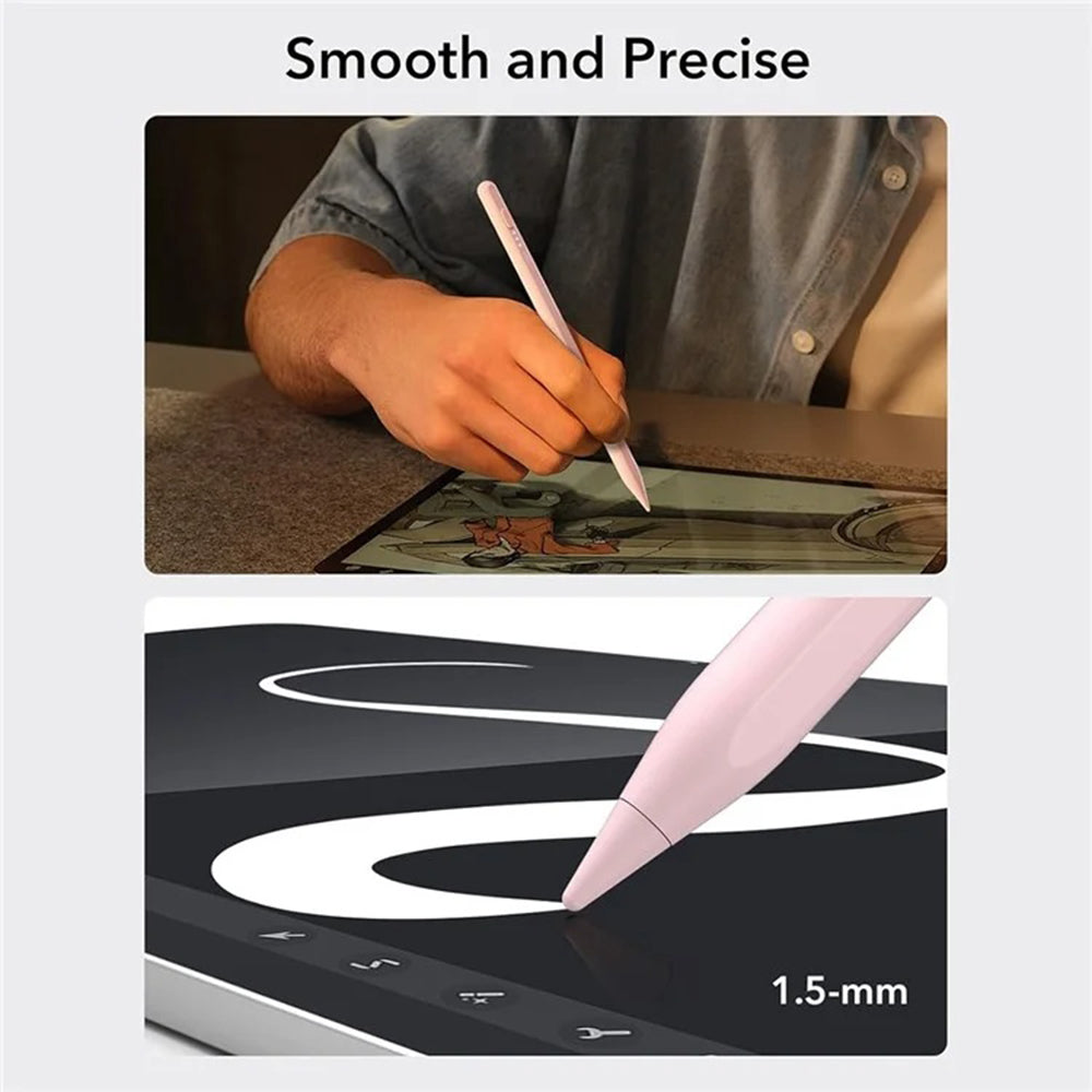 Touch Pen ESR za Apple iPad, Aktivna Verzija, Roze
