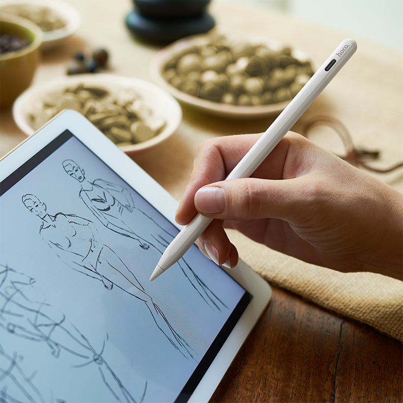 Touch Pen HOCO GM112 for Apple iPad, White 