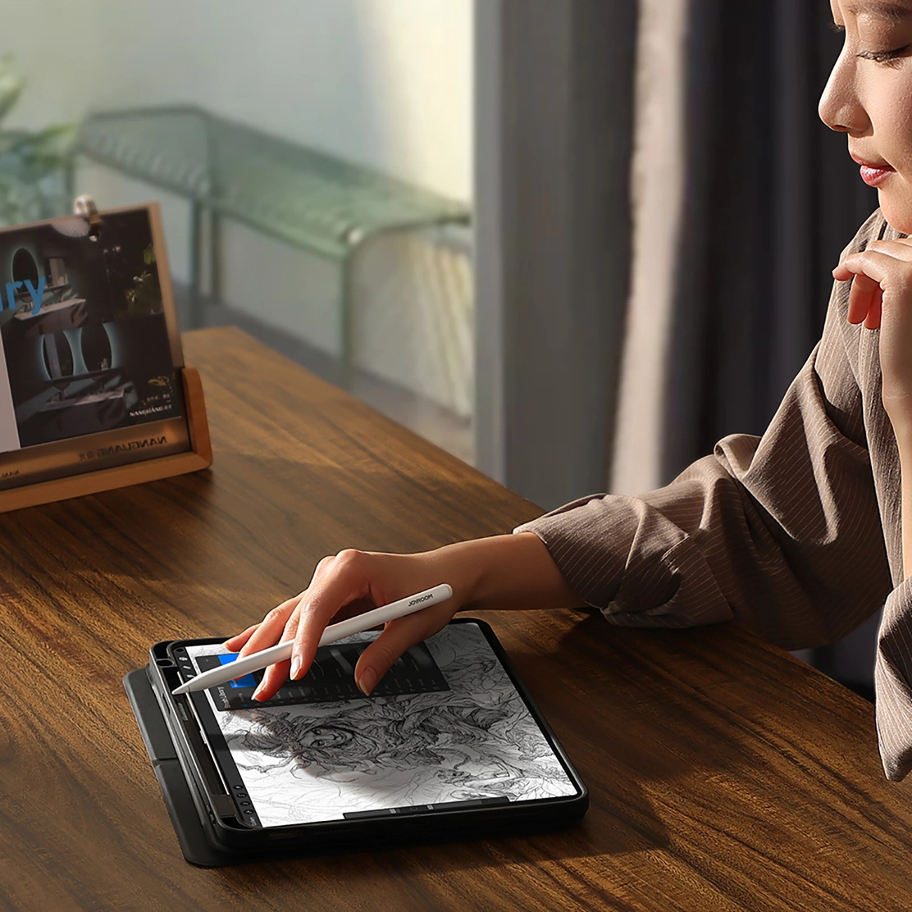 Touch Pen Joyroom JR-X9S Pro za Apple iPad, Aktivna Verzija, Bela