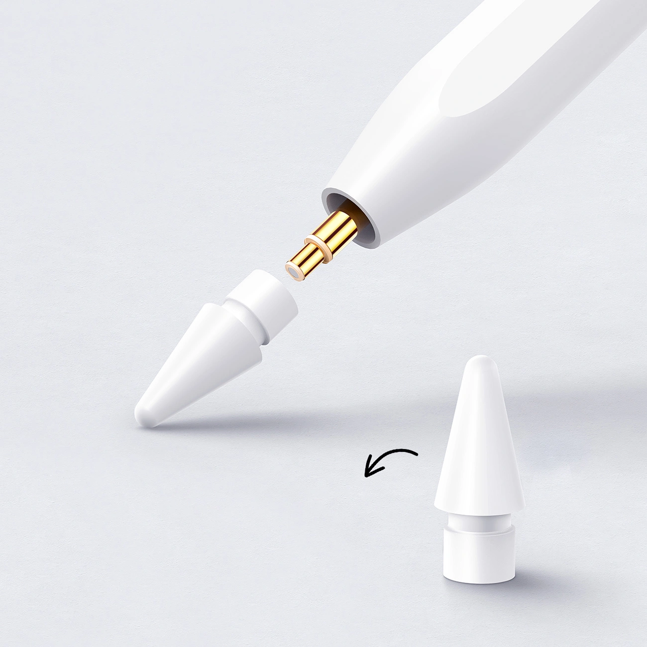 Touch Pen Joyroom JR-X9S Pro za Apple iPad, Aktivna Verzija, Bela