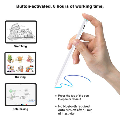 Touch Pen Lito T3, Aktivna Verzija, Bela