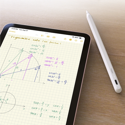 Touch Pen Metapen A8 za Apple iPad, Aktivna Verzija, Bela ME-APP152