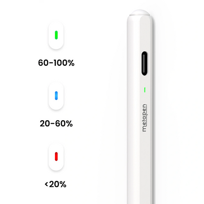 Touch Pen Metapen Air8 Pro za Apple iPad, Aktivna Verzija, Bela ME-APP172