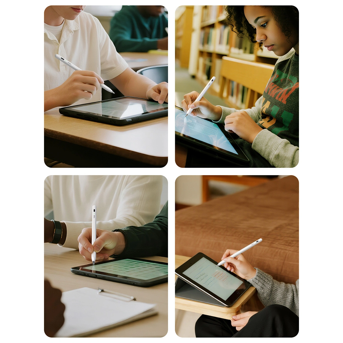 Touch Pen Metapen Air8 Pro za Apple iPad, Aktivna Verzija, Bela ME-APP172