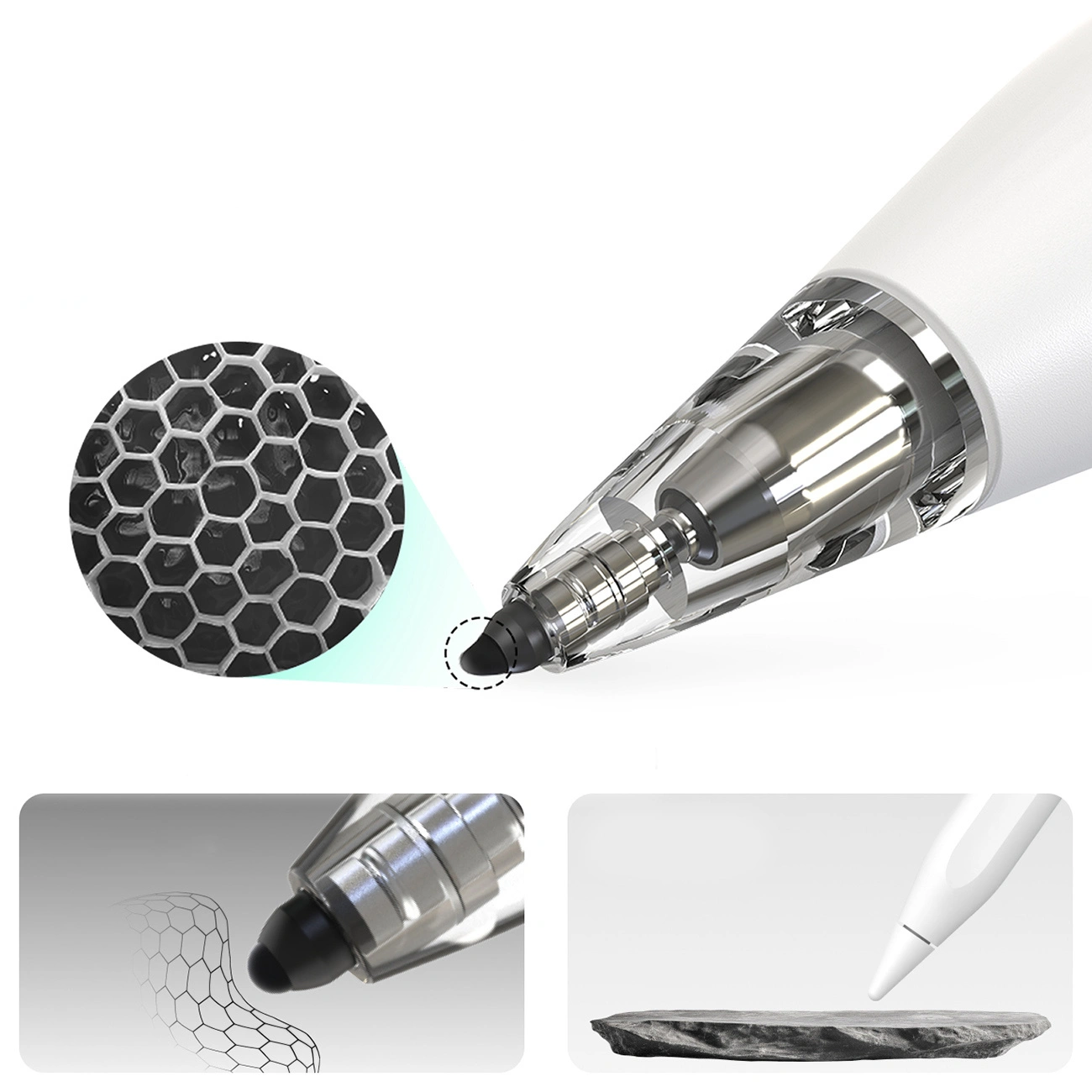 Touch Pen Metapen Air8 Pro za Apple iPad, Aktivna Verzija, Bela ME-APP172