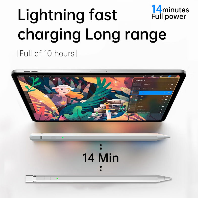 Touch Pen Techsuit AP01 Pro za Apple iPad, Aktivna Verzija, Bela