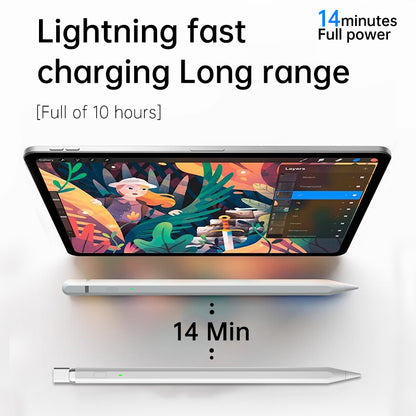 Touch Pen Techsuit AP01 Pro za Apple iPad, Aktivna Verzija, Bela