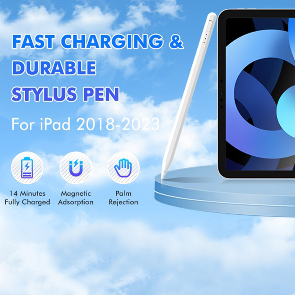 Touch Pen Techsuit AX10-T za Apple iPad, Aktivna Verzija, Bela