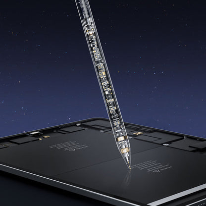 Touch Pen Techsuit C10 Pro za Apple iPad, Aktivna Verzija, Transparentno Crna