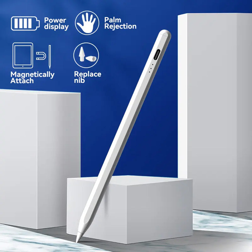 Touch Pen Techsuit JA04 za Apple iPad, Aktivna Verzija, Bela