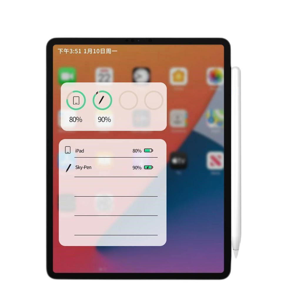 Touch Pen Techsuit M2 za Apple iPad, Aktivna Verzija, Bela