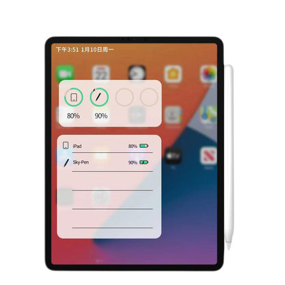 Touch Pen Techsuit M2 za Apple iPad, Aktivna Verzija, Bela