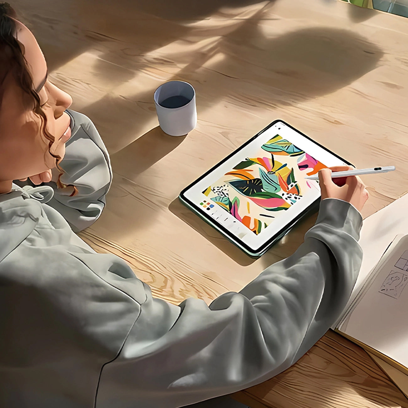 Touch Pen WZK W2268YAS za Apple iPad, Aktivna Verzija, Bela