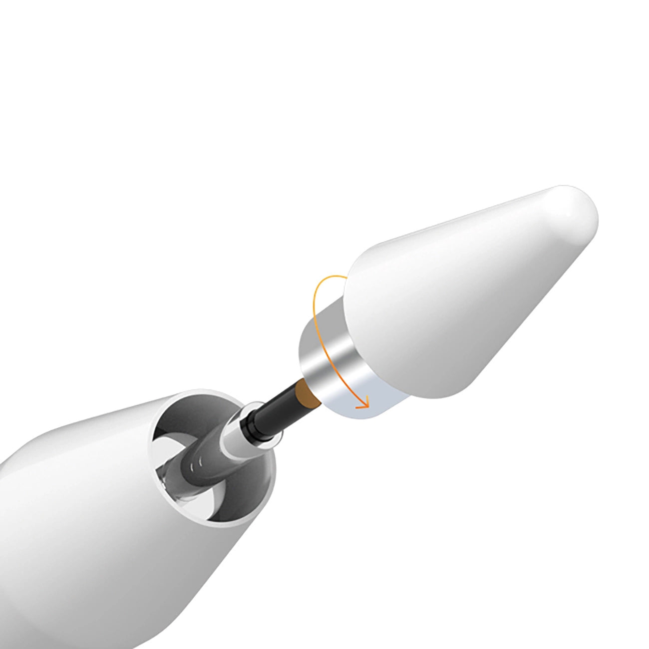 Touch Pen WZK W2268YAS za Apple iPad, Aktivna Verzija, Bela
