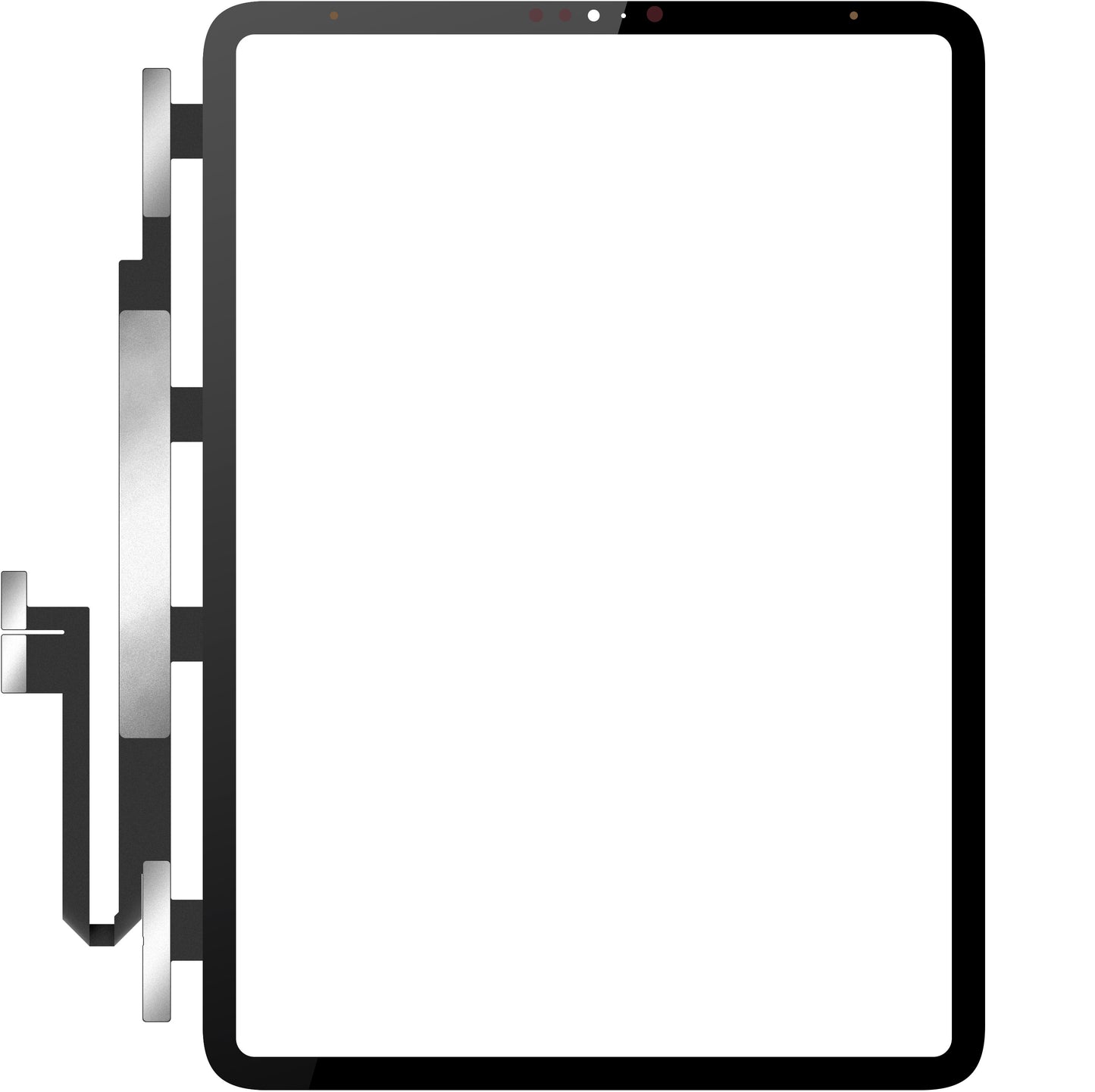 Touchscreen Forward Guard OCA za Apple iPad Pro 11 (2021), Crna