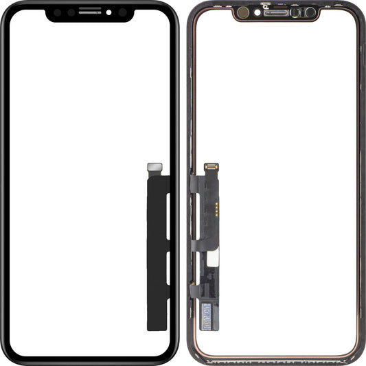 Touchscreen Forward Guard OCA za Apple iPhone XR, Verzija IC, Crna