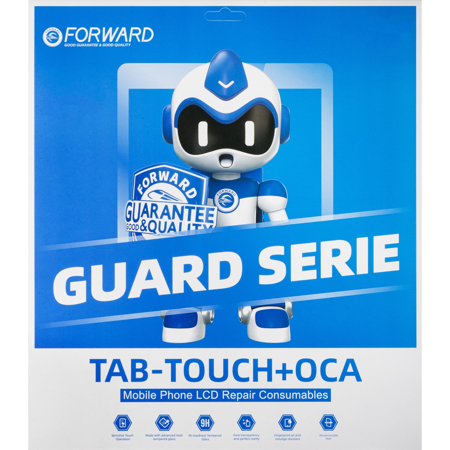 Touchscreen Forward Guard OCA za Apple iPad Pro 12.9 (2022), Crna